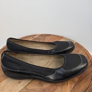 Naturalizer Shoes Womens Size 9M‎ Black Slip On Comfort Ballet Flats Casual